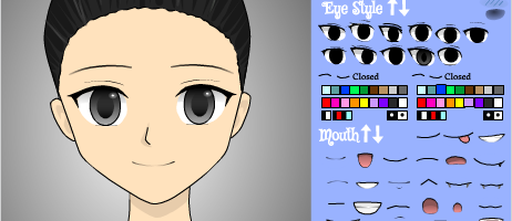 スクラッチすごい作品 Anime Character Maker(girl)